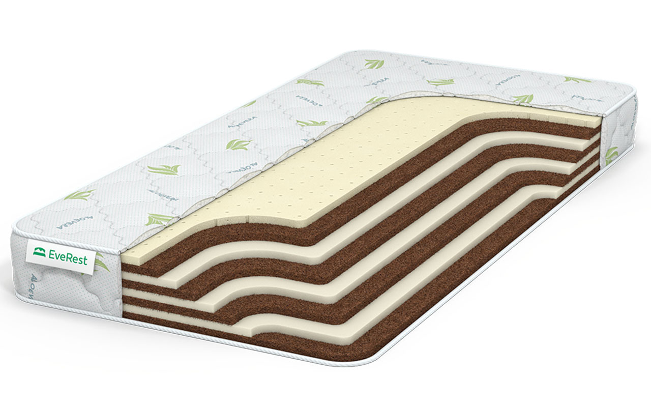 матрас Everest Ноу спринг Микс кокос 1 Everest Ноу спринг Микс кокос